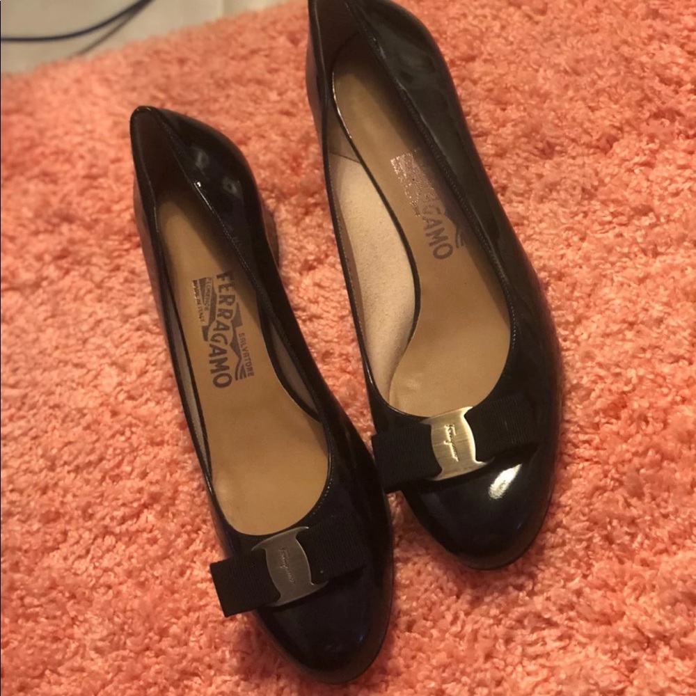 Never been worn Ferragamo flats